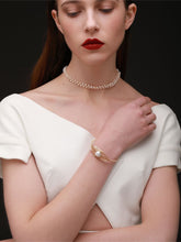 Load image into Gallery viewer, Seed Beads Natural Pearl Choker Necklace
