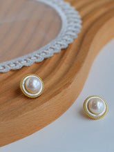 Load image into Gallery viewer, Shimmer Glow Mother of Pearl Earrings

