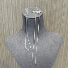 Load image into Gallery viewer, Sleek 925 Sterling Silver Adjustable Pull-Chain Necklace
