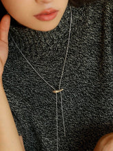 Load image into Gallery viewer, Sleek 925 Sterling Silver Adjustable Pull-Chain Necklace
