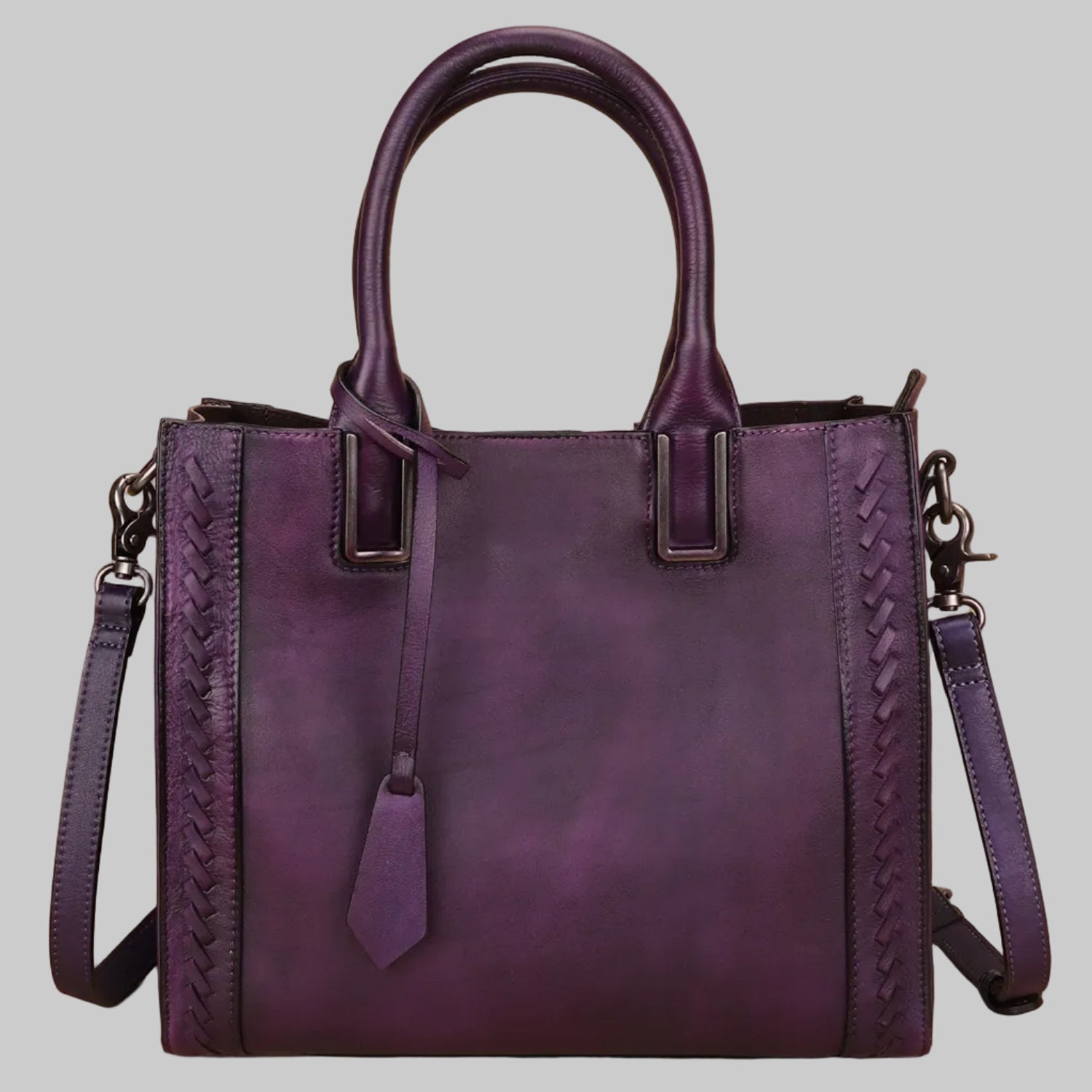 Small Handmade Top Grain Leather Handbag Satchel