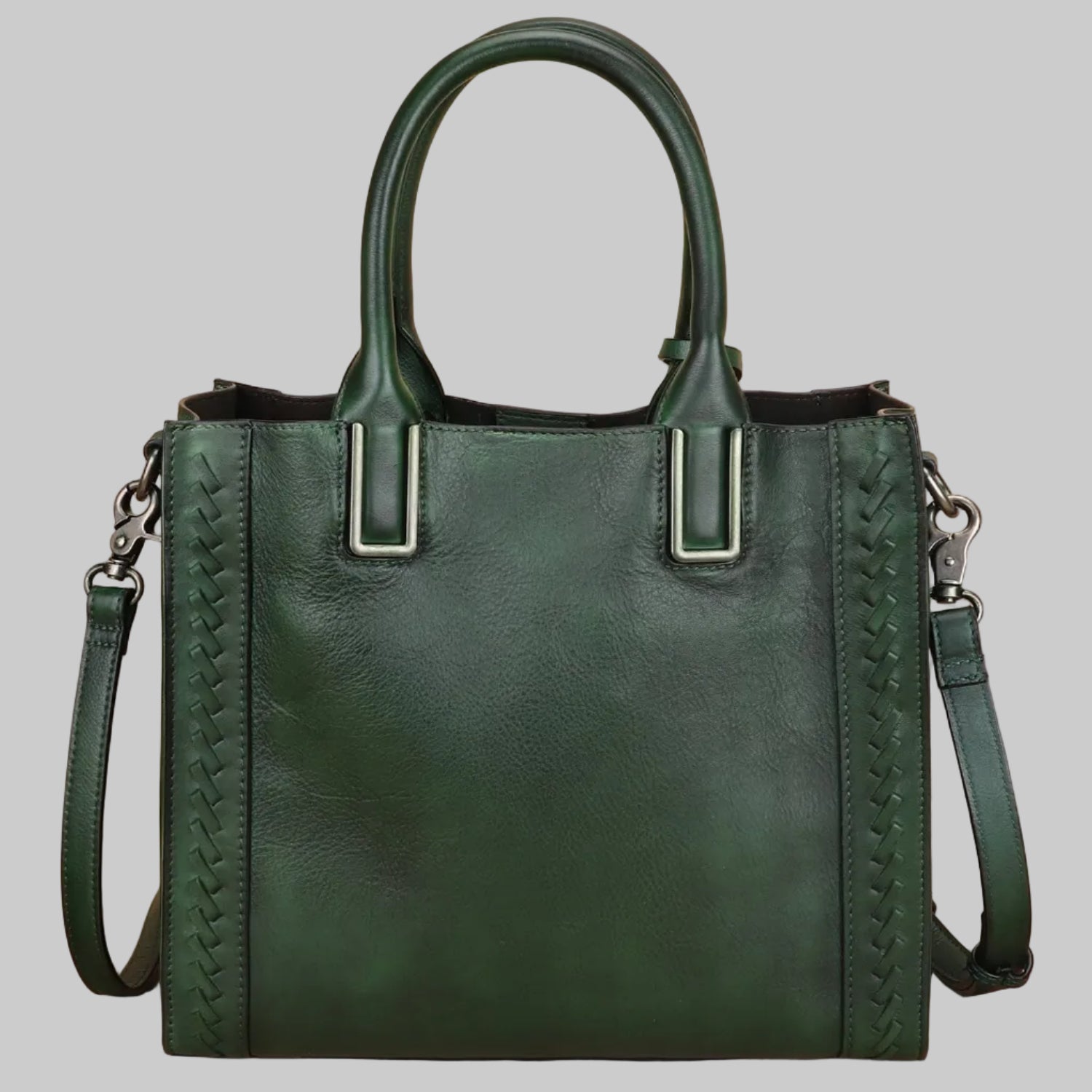 Small Handmade Top Grain Leather Handbag Satchel