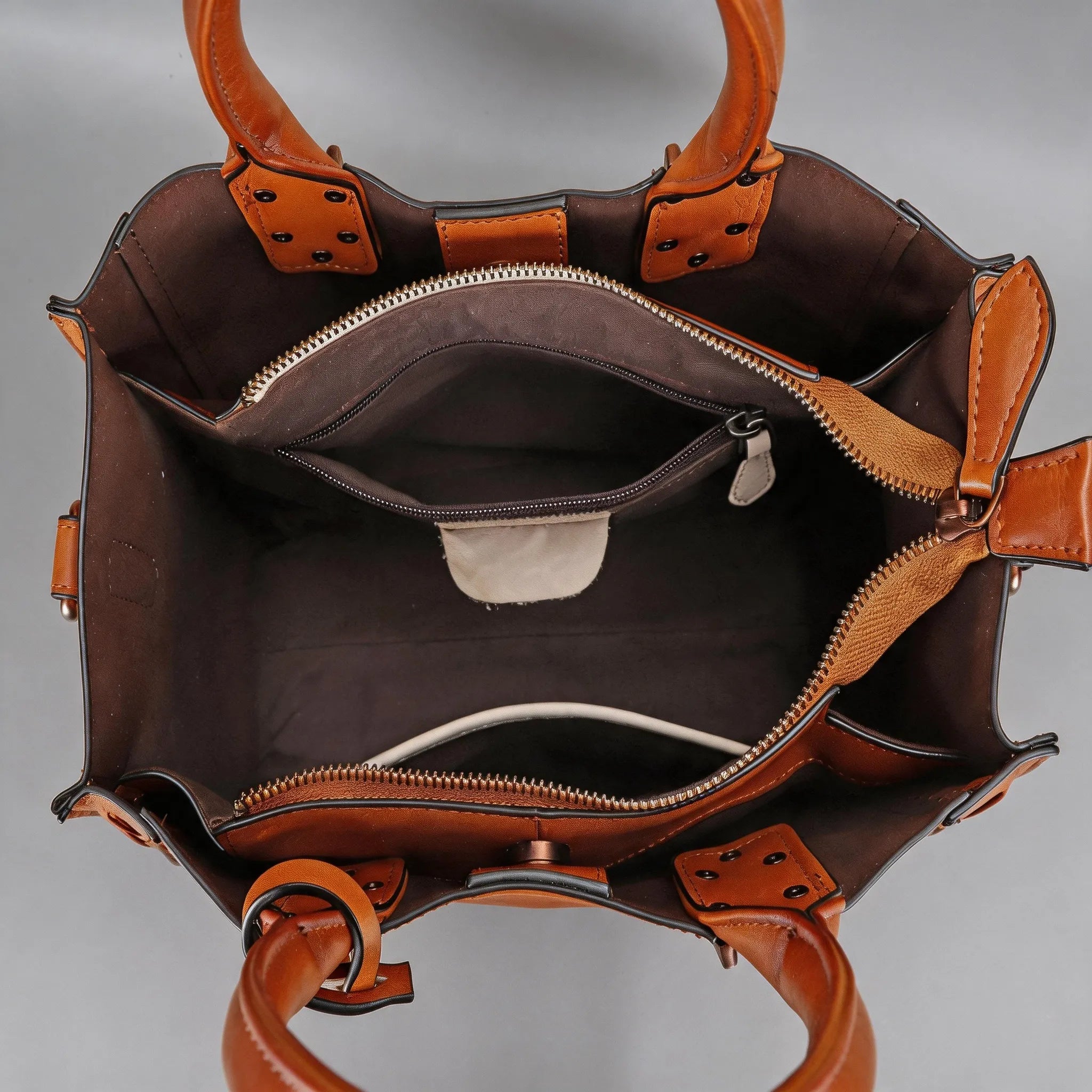 Small Handmade Top Grain Leather Handbag Satchel