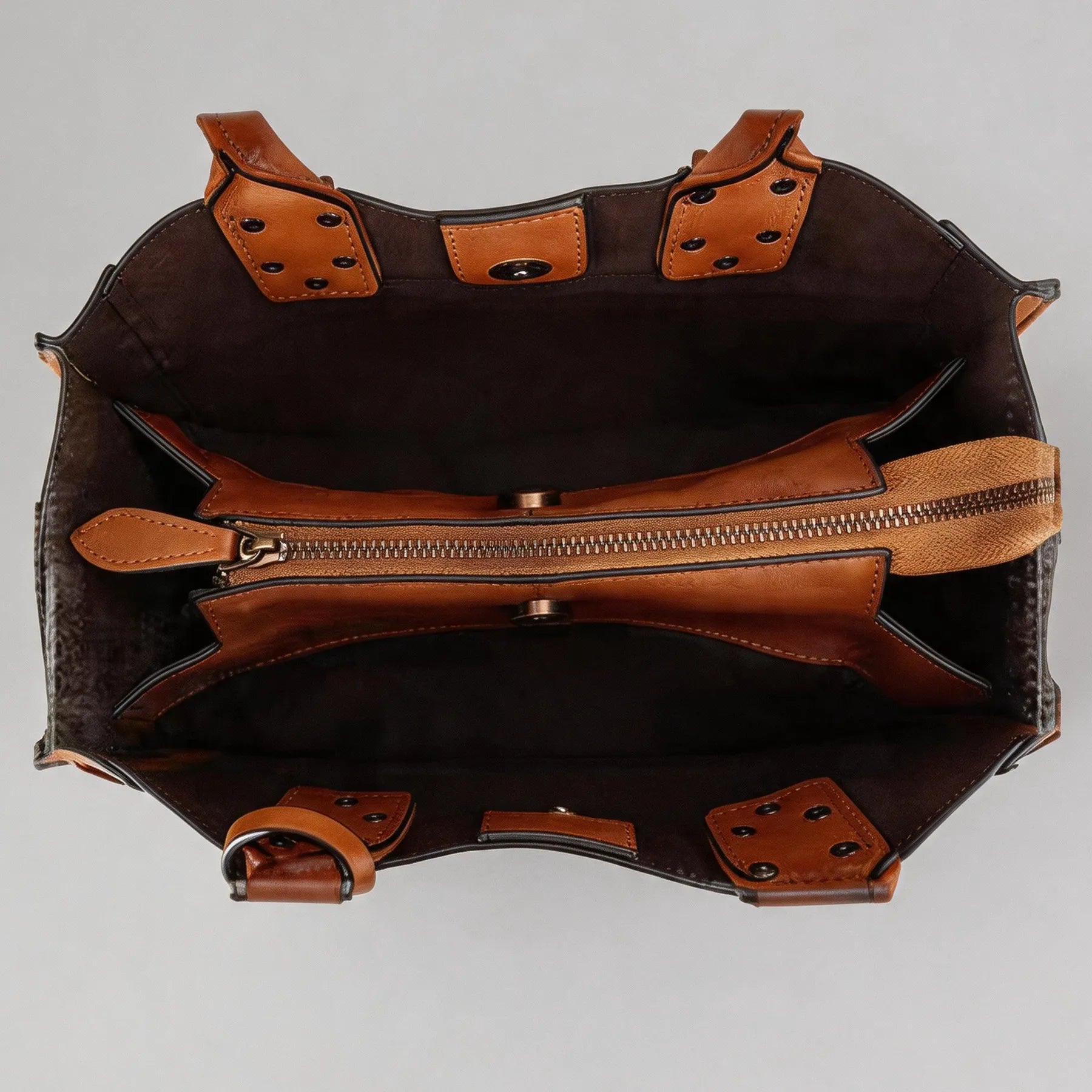 Small Handmade Top Grain Leather Handbag Satchel
