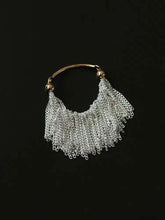 Load image into Gallery viewer, Statement Silver Fringe Tassel Ring

