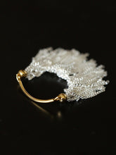 Load image into Gallery viewer, Statement Silver Fringe Tassel Ring
