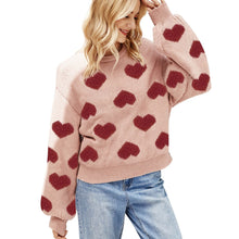 Load image into Gallery viewer, Cute Love Pattern Knit Sweater
