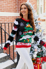 Load image into Gallery viewer, Christmas Tree Letters Cartoon Urly Christmas Sweater
