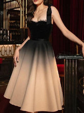 Load image into Gallery viewer, Sexy Vintage Straps Ball Gowns Evening Midi Dress
