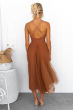 Load image into Gallery viewer, Elegant Sweatheart Spaghetti Staps Princess Tulle  Midi Party Dress
