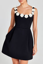 Load image into Gallery viewer, Sexy Round Neck Flower Pocket Princess Mini Dress
