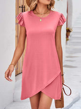 Load image into Gallery viewer, Ruffled Cap Sleeve Mini Dress
