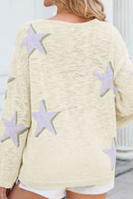 Load image into Gallery viewer, Loose Star Knitted Long Sleeve Sweater
