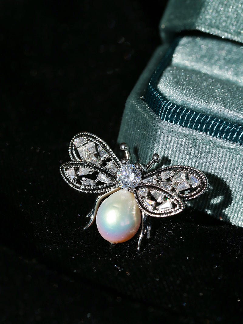 Bee & Pearl Brooch - floysun
