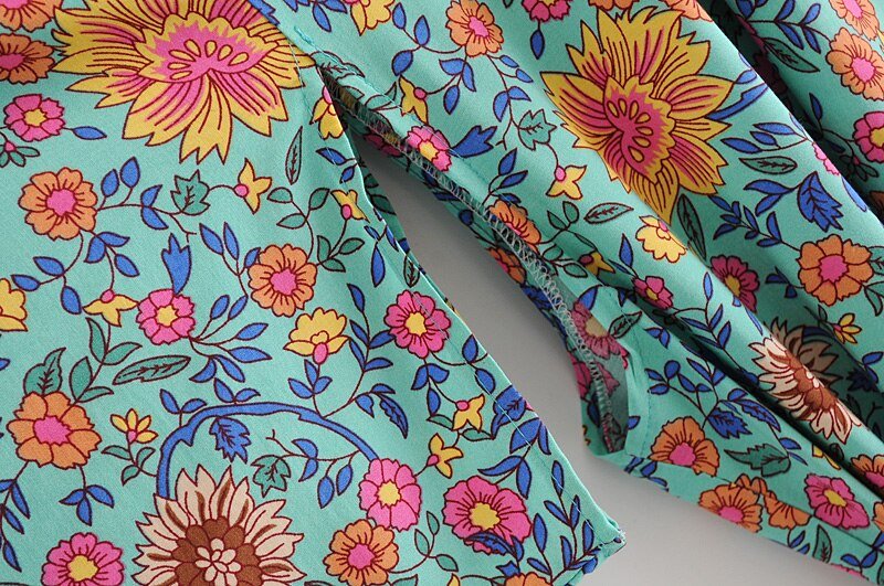 Boho Loose Print Kimono Cover up