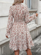 Load image into Gallery viewer, Floral Long Sleeves V-Neck Midi Dress

