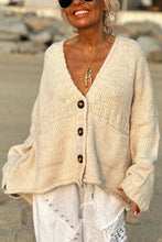 Load image into Gallery viewer, Loose Long Sleeve V-neck Pocket Knitted Cardigan
