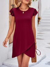 Load image into Gallery viewer, Ruffled Cap Sleeve Mini Dress
