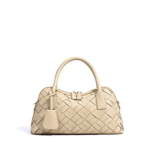 Load image into Gallery viewer, Simple Handmade Woven Handbag Leather Bag
