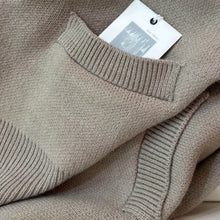 Load image into Gallery viewer, Elegant Ribbed Knit Crew Neck Bell Sleeves Button Front Cardigan
