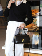 Load image into Gallery viewer, Vintage Vegetable Tanned Mini Leather Handbag Crossbody Bag
