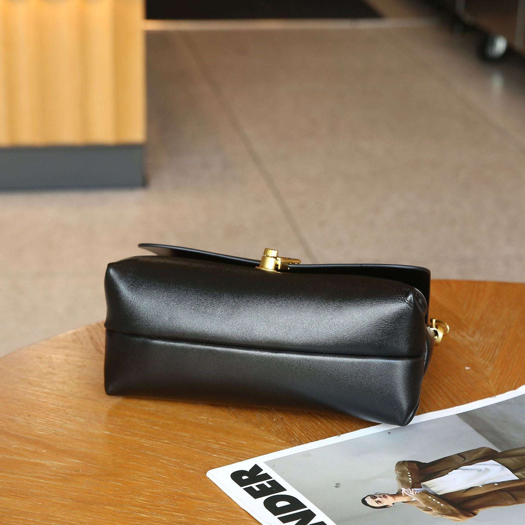 Vintage Vegetable Tanned Mini Leather Handbag Crossbody Bag