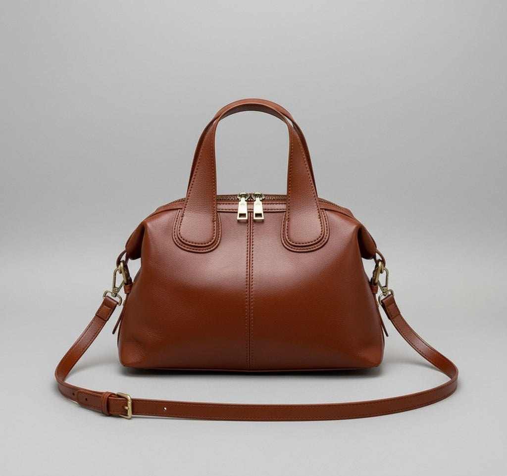 Timeless Full Grain Leather Everyday Carry Bag Handbag