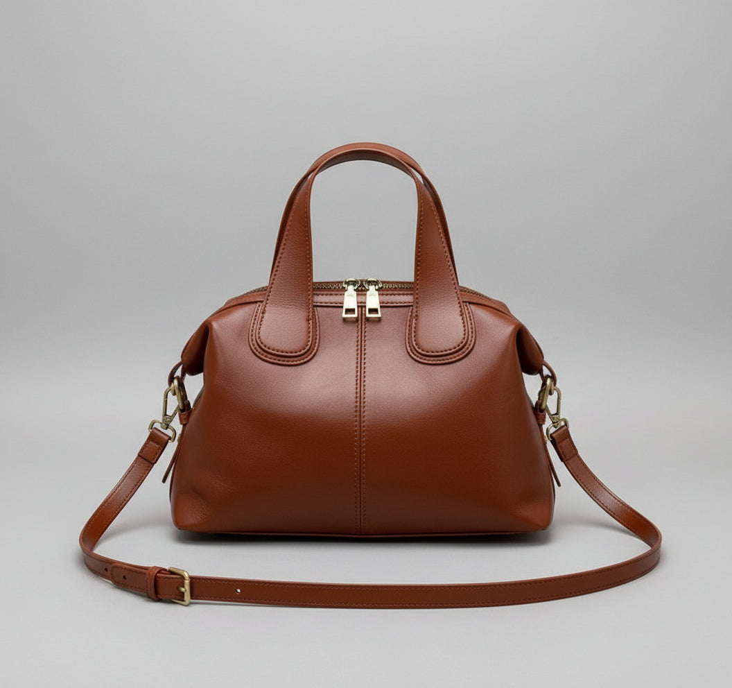 Timeless Full Grain Leather Everyday Carry Bag Handbag