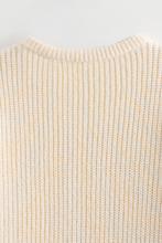 Load image into Gallery viewer, V-neck Cherry Embellished Cardigan Cropped Knitted Sweater
