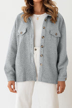 Load image into Gallery viewer, Relaxed Lapel Oversized Long Sleeve Jacket

