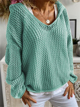 Load image into Gallery viewer, Loose Hooded Long Sleeve Sweater
