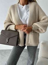 Load image into Gallery viewer, Loose V-neck Long-sleeved Casual Knitted Cardigan
