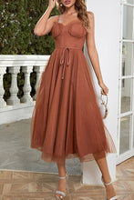 Load image into Gallery viewer, Sweet Elegant Sweatheart Princess Midi Dress
