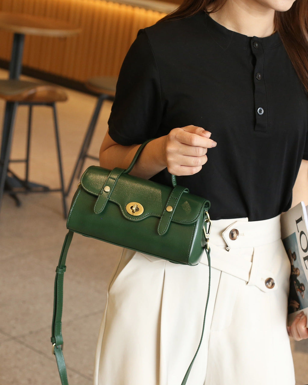 Small Messenger bag Women Handbag Crossbody Flap Handle Bag