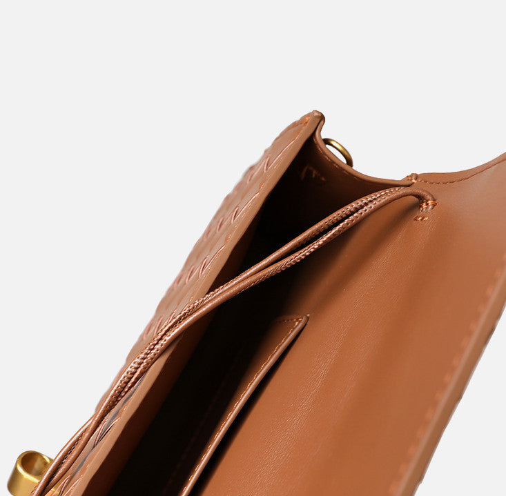 Woven Mini Clutch Evening Bag Handbag Shoulder Crossbody Bag