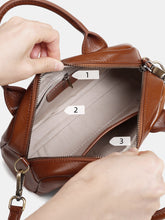 Load image into Gallery viewer, New Vegetable Tanned Mini Handbag Convertible Top Handle Bag Women&#39;s Messenger Bag
