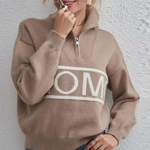 Load image into Gallery viewer, Elegant Design Letter Knit Sweater
