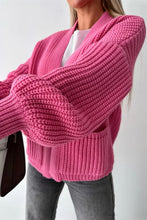 Load image into Gallery viewer, Simple Pockets Long Sleeved Cardigan

