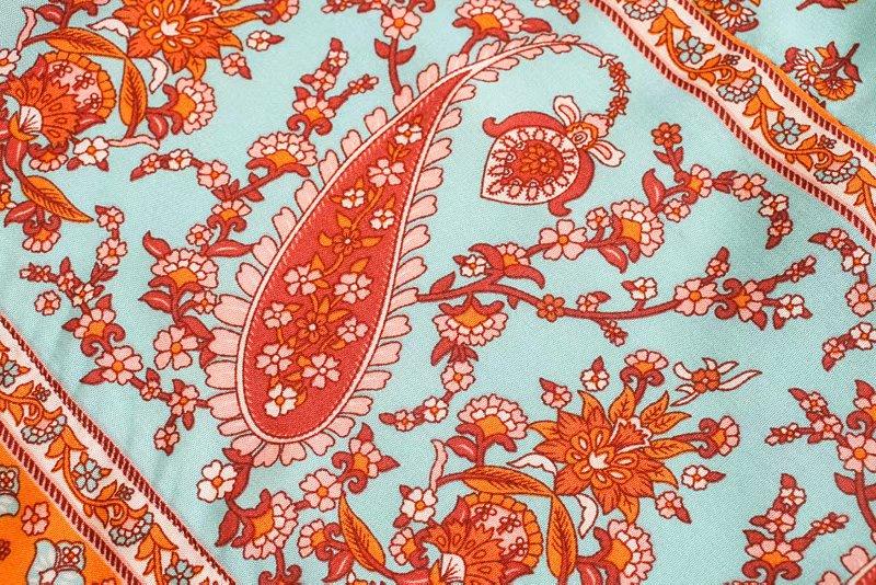 Boho Floral Patterns Kimono Cover Up