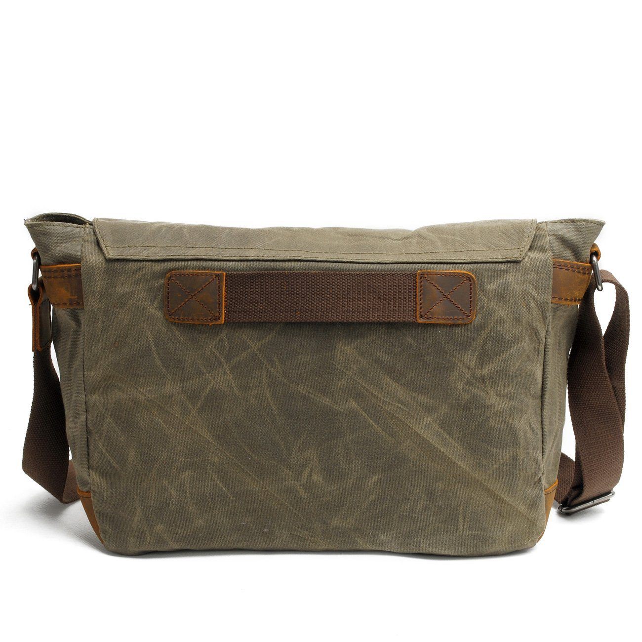 Army Green Canvas Messenger Bag Shoulder Bag