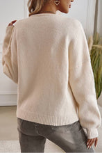 Load image into Gallery viewer, Apricot Casual Loose Tied Cardigan Sweater
