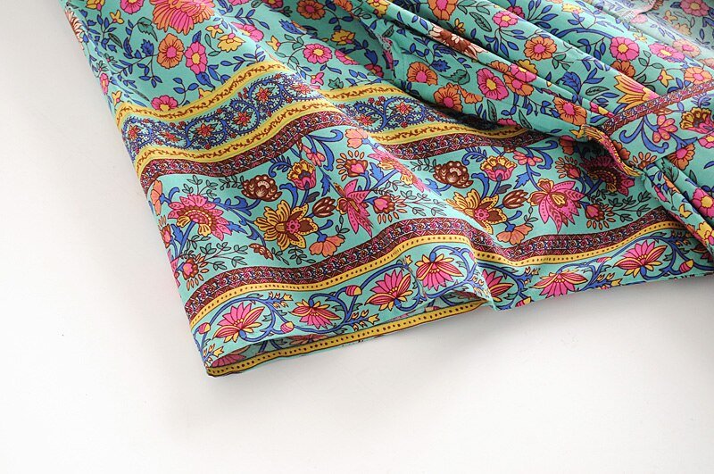 Boho Loose Print Kimono Cover up