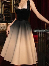 Load image into Gallery viewer, Sexy Vintage Straps Ball Gowns Evening Midi Dress
