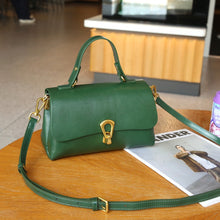Load image into Gallery viewer, Vintage Vegetable Tanned Mini Leather Handbag Crossbody Bag
