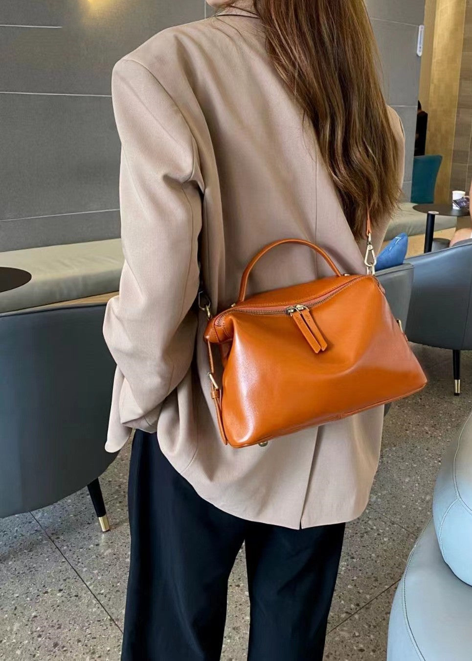 Classic Black Convertible Shoulder Bag