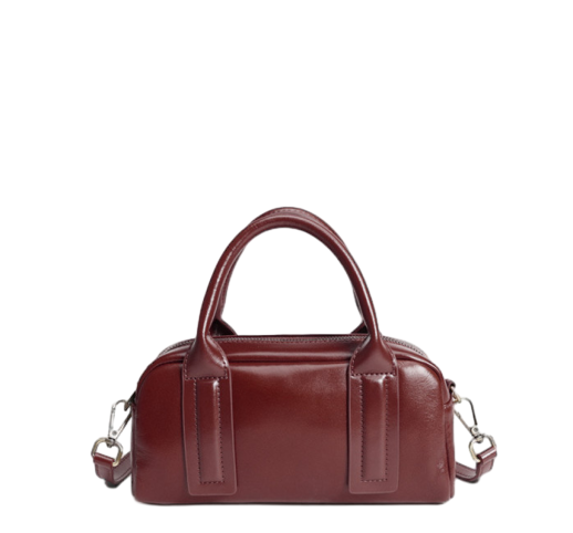 New Vegetable Tanned Mini Handbag Convertible Top Handle Bag Women's Messenger Bag