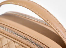 Load image into Gallery viewer, Small Woven Mini Top Handle Messenger Bag
