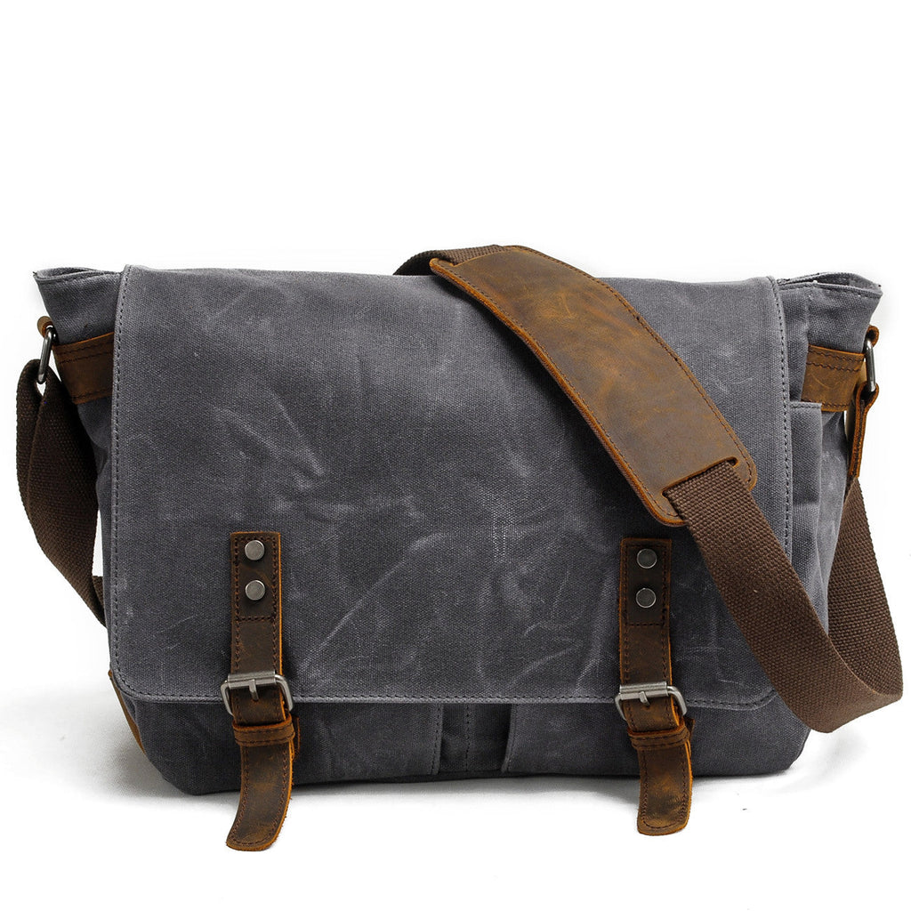 Army Green Canvas Messenger Bag Shoulder Bag