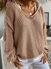 Load image into Gallery viewer, Loose Hooded Long Sleeve Sweater
