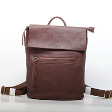 Load image into Gallery viewer, New Retro Large Capacity Vegetable Tanned Cowhide Convertible Backpack
